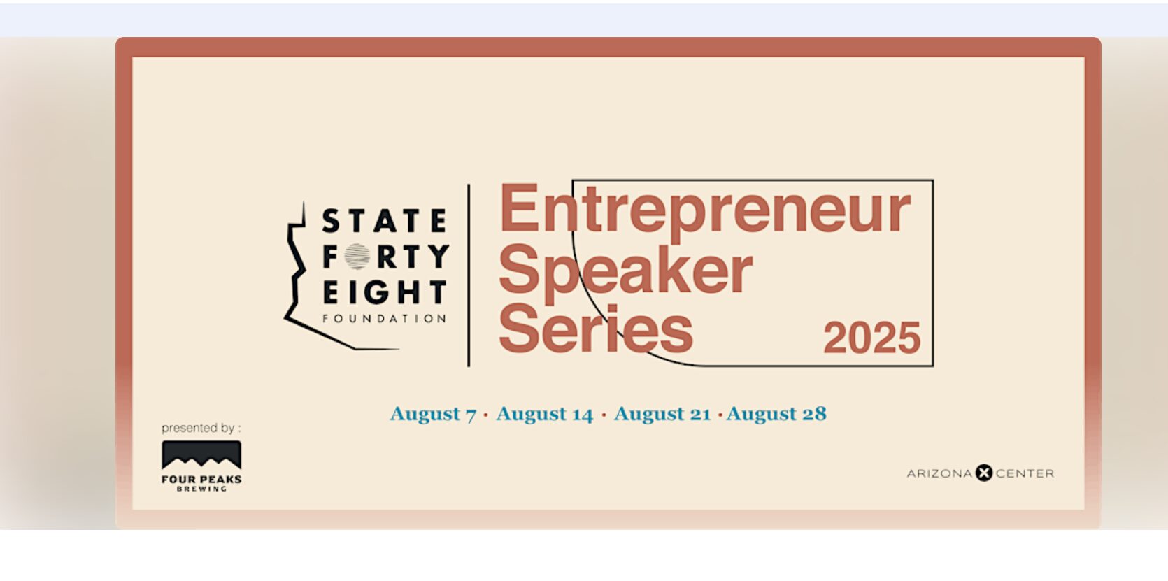 State Forty Eight Foundation: Speaker Series
