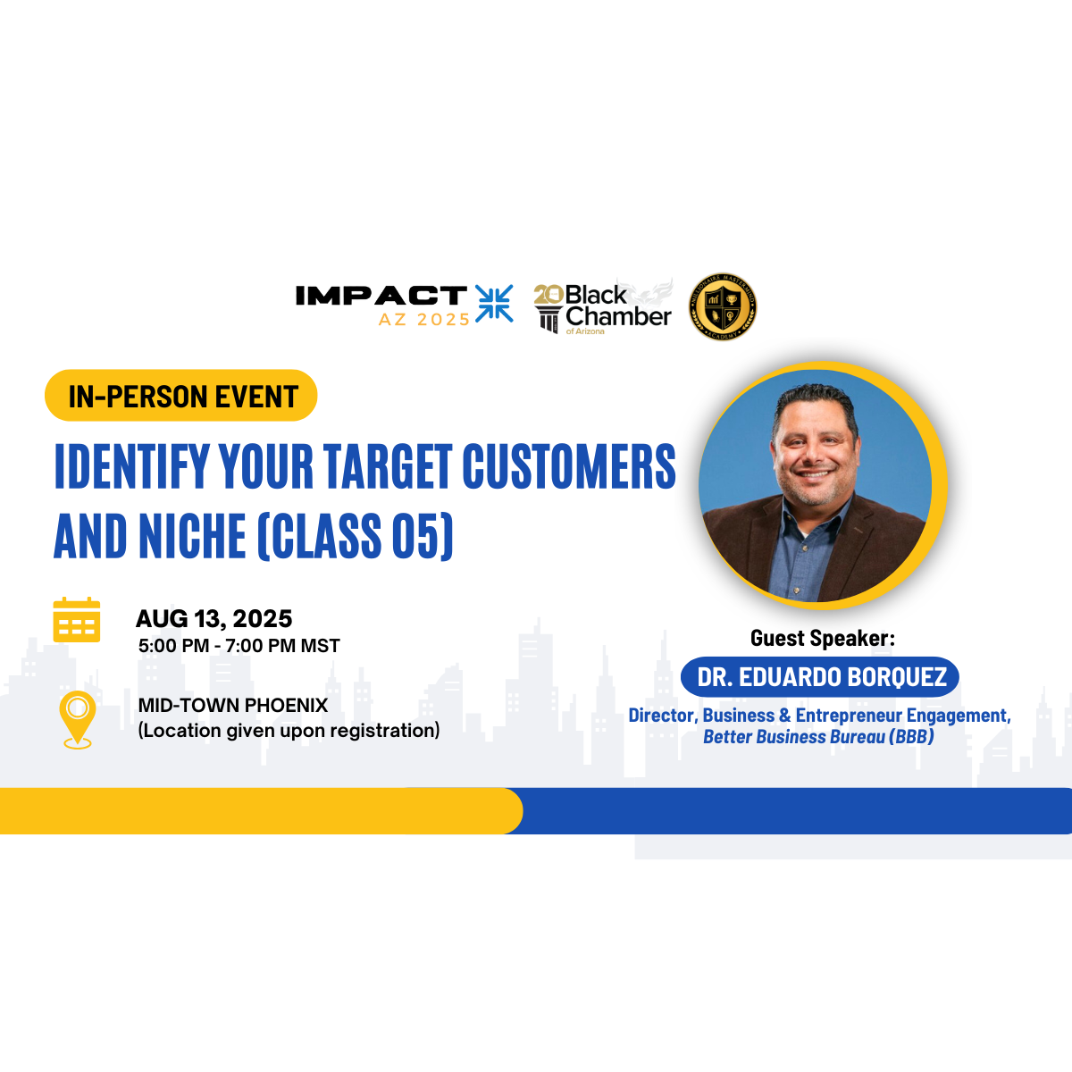 📣 August 13 Impact AZ: Class 5