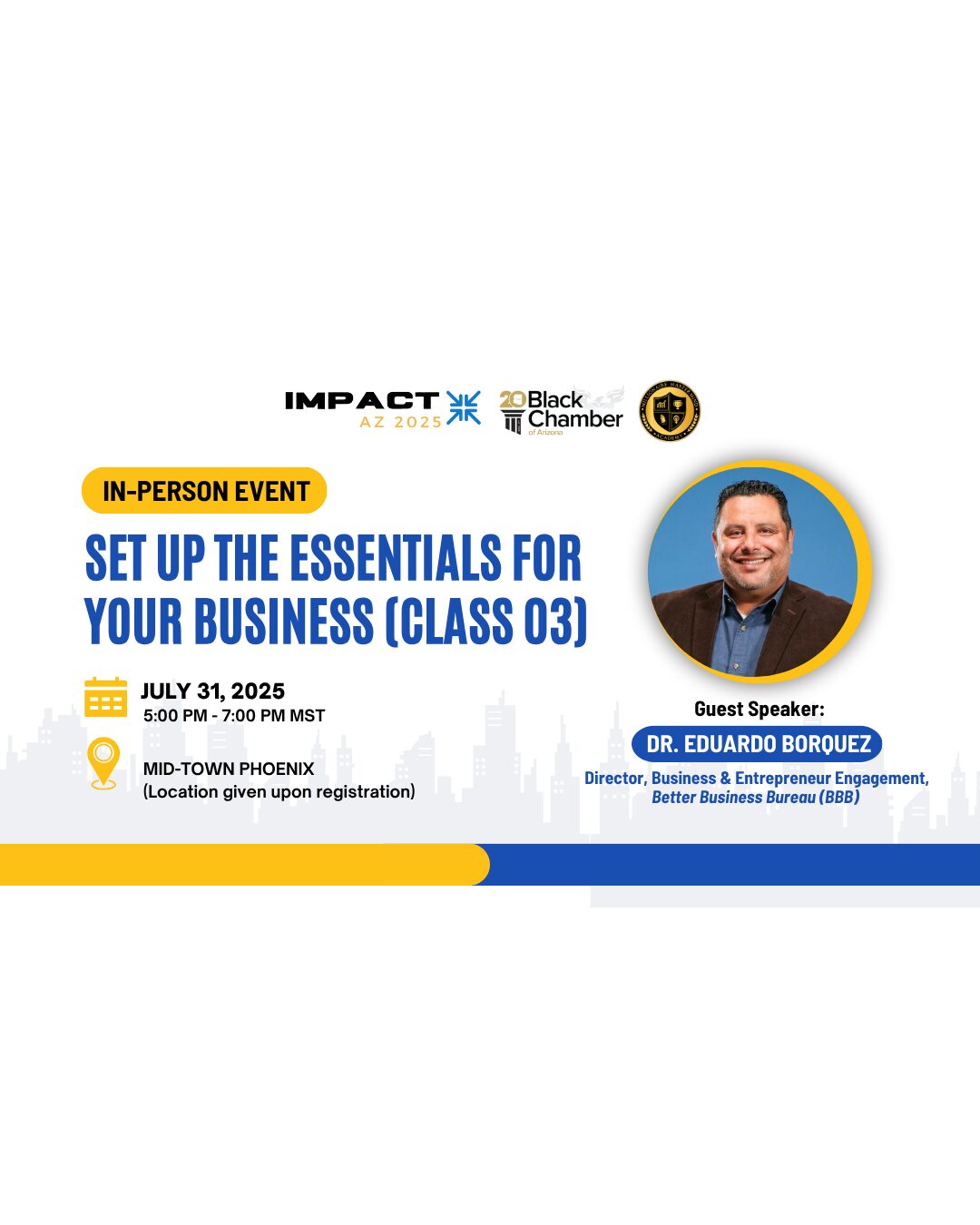 📣July 31 Impact AZ: Class 3