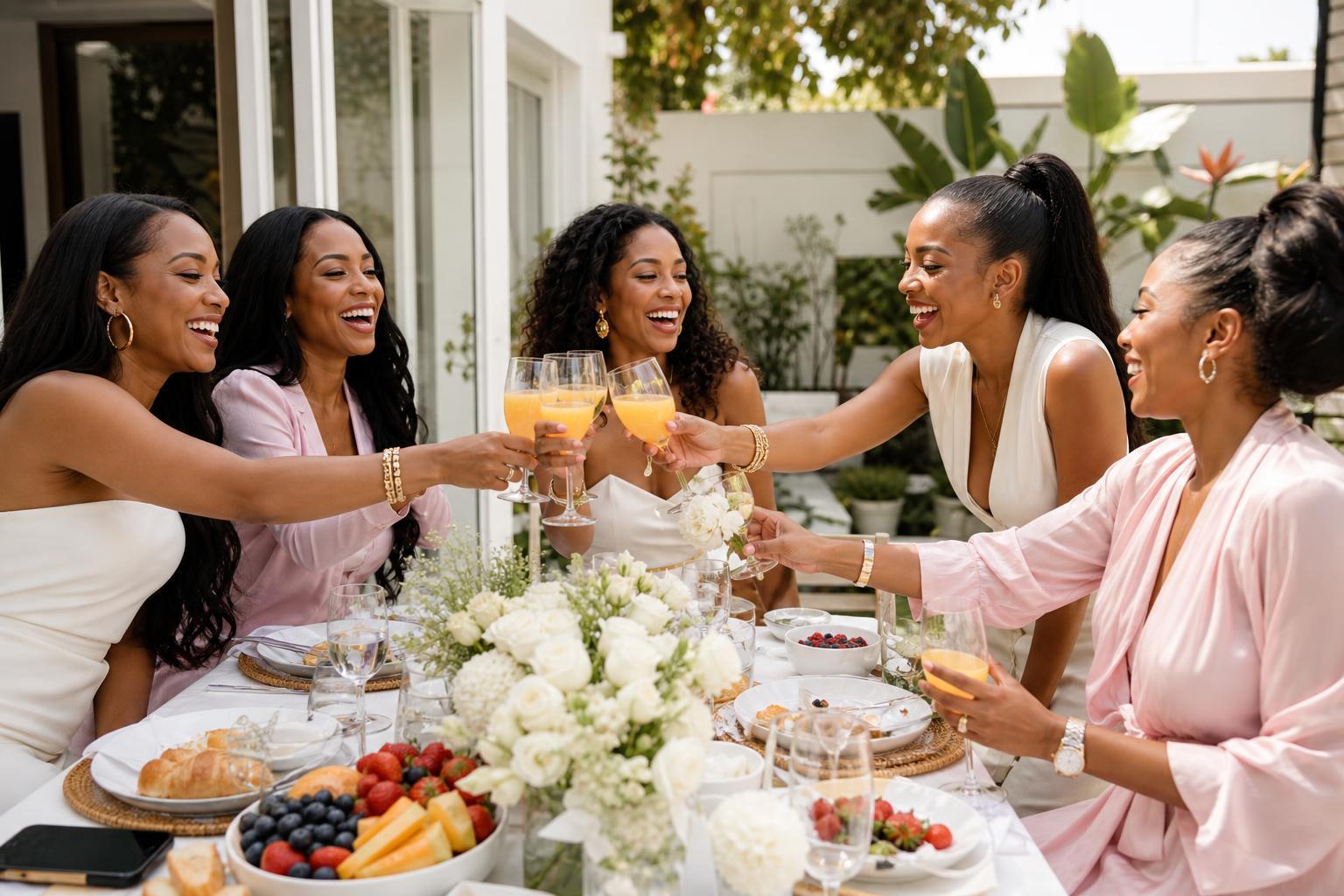 Women gathering and sharing conversation at a BCAZ event